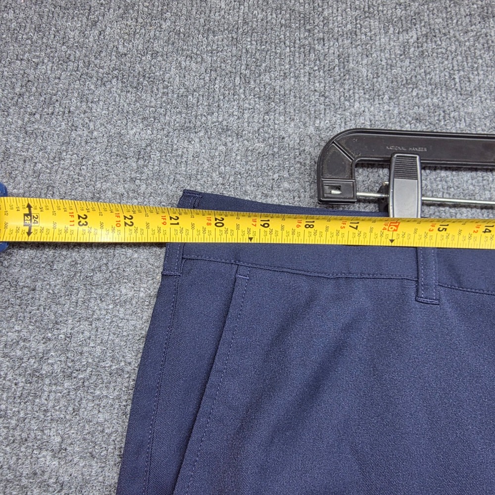 Mizzen Main Mens Navy Blue Dress Pants Flat Front Casual Office Wear Size 40x32 - Picture 6 of 8